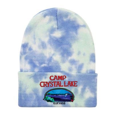 Camp Crystal Lake Tie Dye 12in Knit Beanie