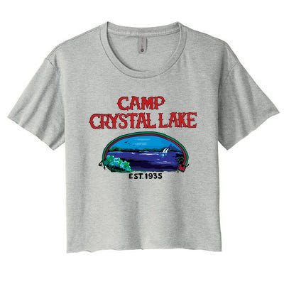 Camp Crystal Lake Women's Crop Top Tee