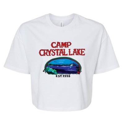 Camp Crystal Lake Bella+Canvas Jersey Crop Tee