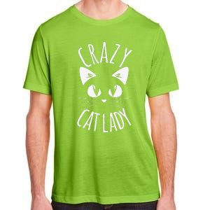 CRAZY CAT LADY Funny Fur Mom Mothers Day Christmas Birthday Adult ChromaSoft Performance T-Shirt