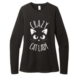 CRAZY CAT LADY Funny Fur Mom Mothers Day Christmas Birthday Womens CVC Long Sleeve Shirt