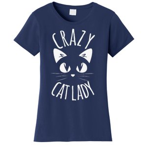 CRAZY CAT LADY Funny Fur Mom Mothers Day Christmas Birthday Women's T-Shirt