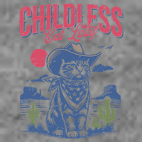 Childless Cat Lady Kamala Harris Cowboy Cat Toddler Sweatshirt