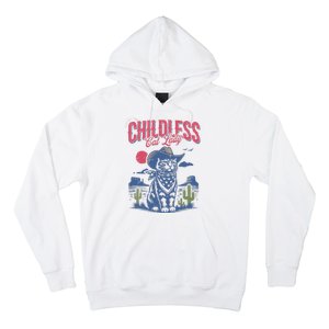 Childless Cat Lady Kamala Harris Cowboy Cat Hoodie