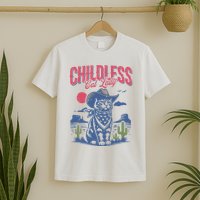 Childless Cat Lady Kamala Harris Cowboy Cat T-Shirt