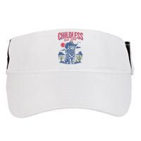 Childless Cat Lady Kamala Harris Cowboy Cat Adult Drive Performance Visor