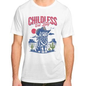 Childless Cat Lady Kamala Harris Cowboy Cat Adult ChromaSoft Performance T-Shirt