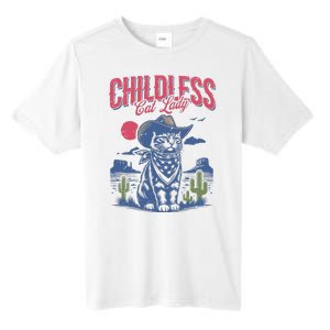 Childless Cat Lady Kamala Harris Cowboy Cat Tall Fusion ChromaSoft Performance T-Shirt