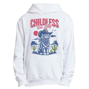 Childless Cat Lady Kamala Harris Cowboy Cat Urban Pullover Hoodie