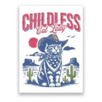 Childless Cat Lady Kamala Harris Cowboy Cat Poster