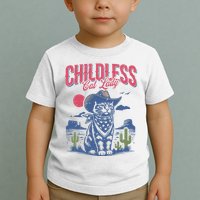 Childless Cat Lady Kamala Harris Cowboy Cat Toddler T-Shirt