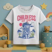 Childless Cat Lady Kamala Harris Cowboy Cat Toddler T-Shirt