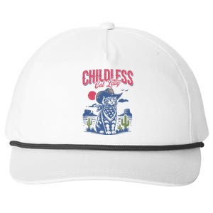 Childless Cat Lady Kamala Harris Cowboy Cat Snapback Five-Panel Rope Hat