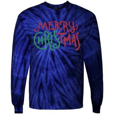 Candy Cane Lane Merry Christmas Long Sleeve Tie-Dye Long Sleeve Shirt