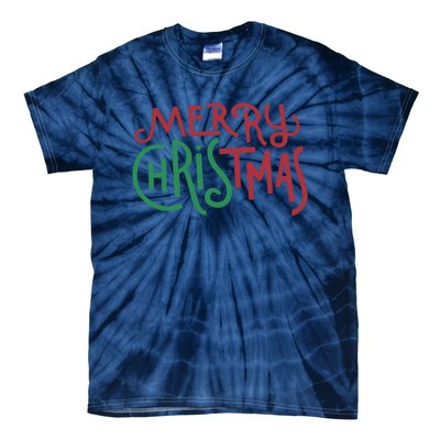 Candy Cane Lane Merry Christmas Long Sleeve Tie-Dye T-Shirt