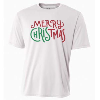 Candy Cane Lane Merry Christmas Long Sleeve Cooling Performance Crew T-Shirt