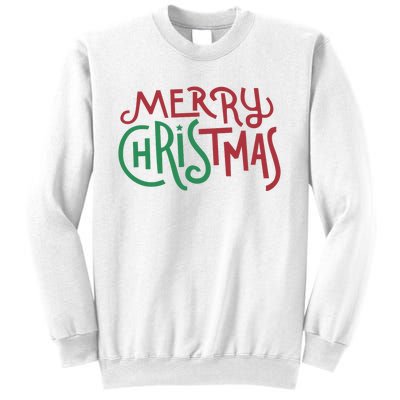 Candy Cane Lane Merry Christmas Long Sleeve Sweatshirt