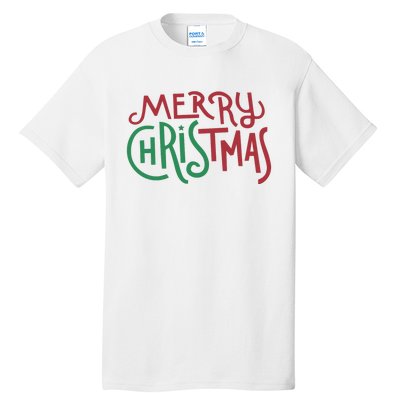 Candy Cane Lane Merry Christmas Long Sleeve Tall T-Shirt