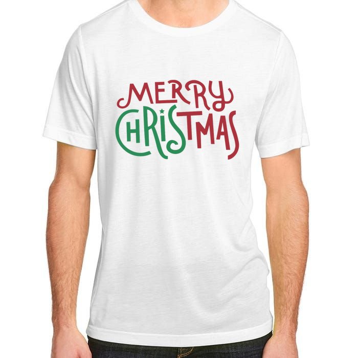 Candy Cane Lane Merry Christmas Long Sleeve Adult ChromaSoft Performance T-Shirt