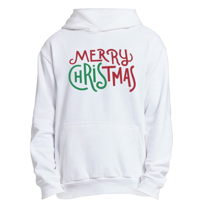 Candy Cane Lane Merry Christmas Long Sleeve Urban Pullover Hoodie