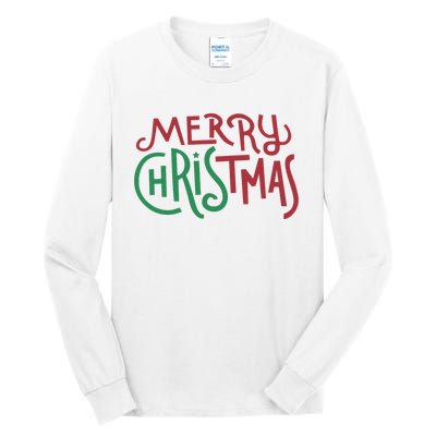 Candy Cane Lane Merry Christmas Long Sleeve Tall Long Sleeve T-Shirt