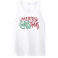 Candy Cane Lane Merry Christmas Long Sleeve PosiCharge Competitor Tank