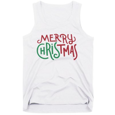 Candy Cane Lane Merry Christmas Long Sleeve Tank Top