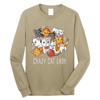 Crazy Cat Lady Funny Women Kitty Kitten Animal Lover Long Sleeve Shirt