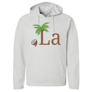 Coconut Comma La Kamala Harris 2024 President Performance Fleece Hoodie