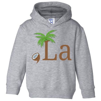 Coconut Comma La Kamala Harris 2024 President Toddler Hoodie