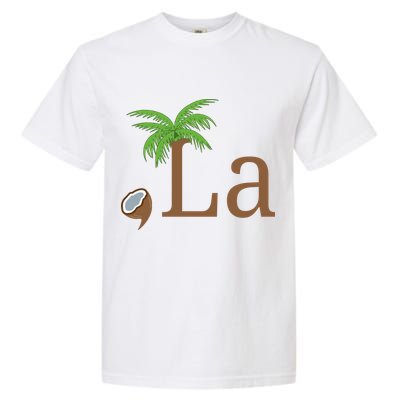 Coconut Comma La Kamala Harris 2024 President Garment-Dyed Heavyweight T-Shirt