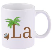 Coconut Comma La Kamala Harris 2024 President 11oz C Handle Ceramic Mug