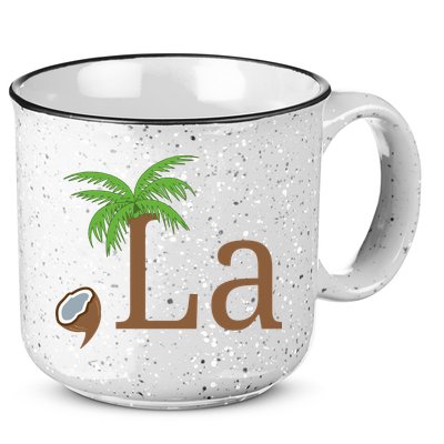 Coconut Comma La Kamala Harris 2024 President 15oz Campfire Ceramic Mug