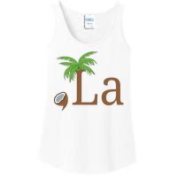 Coconut Comma La Kamala Harris 2024 President Ladies Essential Tank