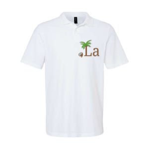 Coconut Comma La Kamala Harris 2024 President Softstyle Adult Sport Polo