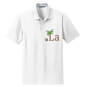 Coconut Comma La Kamala Harris 2024 President Dry Zone Grid Polo