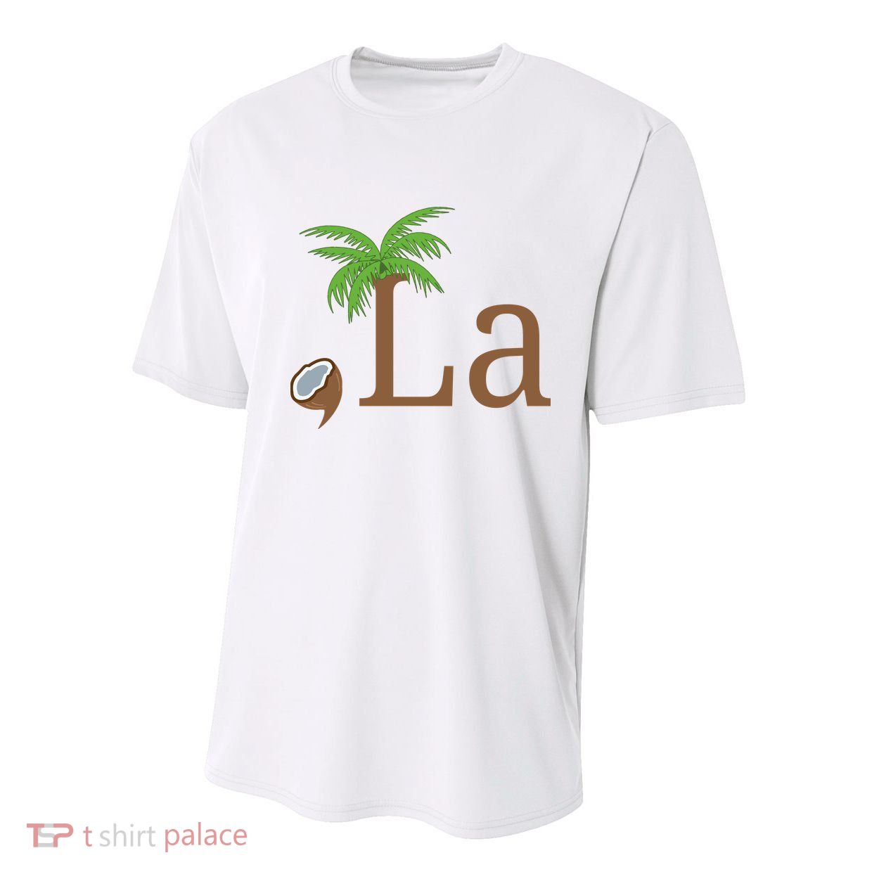 Coconut Comma La Kamala Harris 2024 President Youth Performance Sprint T-Shirt