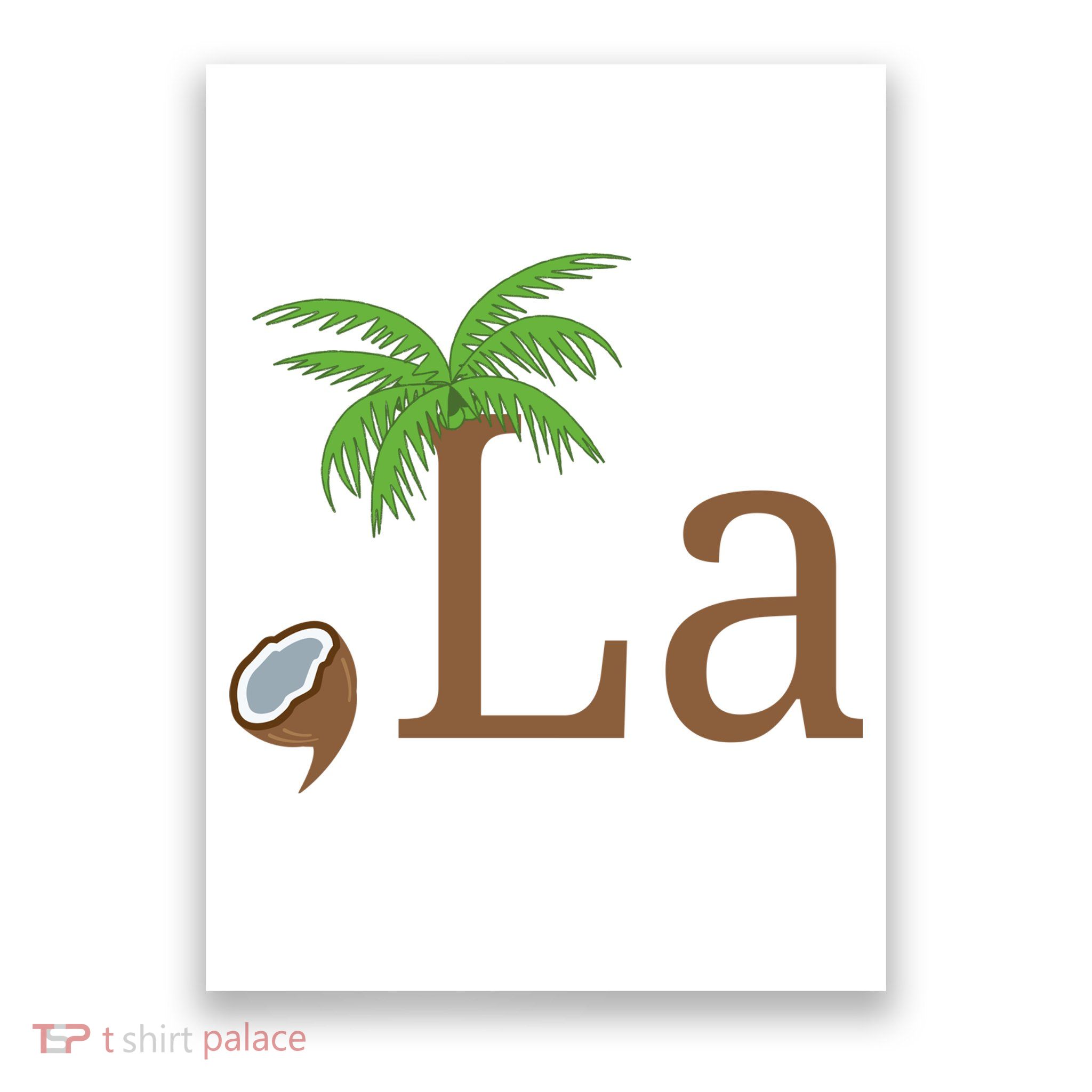 Coconut Comma La Kamala Harris 2024 President Poster