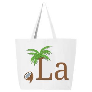 Coconut Comma La Kamala Harris 2024 President 25L Jumbo Tote