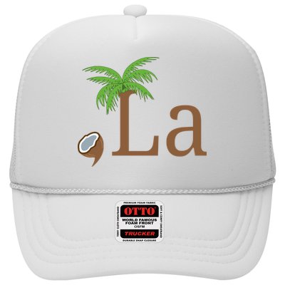 Coconut Comma La Kamala Harris 2024 President Trucker Hat