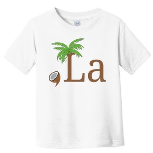 Coconut Comma La Kamala Harris 2024 President Toddler T-Shirt