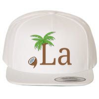 Coconut Comma La Kamala Harris 2024 President Wool Snapback Cap