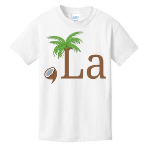 Coconut Comma La Kamala Harris 2024 President Kids T-Shirt