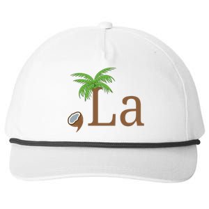 Coconut Comma La Kamala Harris 2024 President Snapback Five-Panel Rope Hat