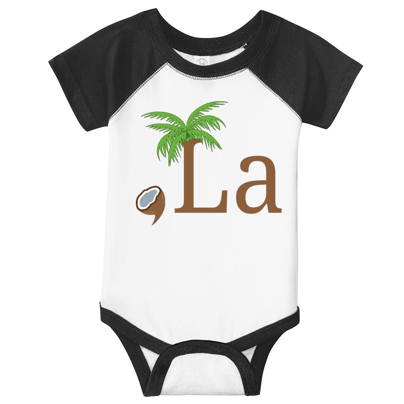 Coconut Comma La Kamala Harris 2024 President Infant Baby Jersey Bodysuit