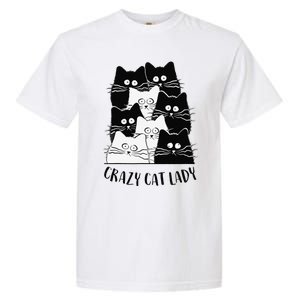 Crazy Cat Lady Funny Women Kitty Kitten Lover Cat Garment-Dyed Heavyweight T-Shirt