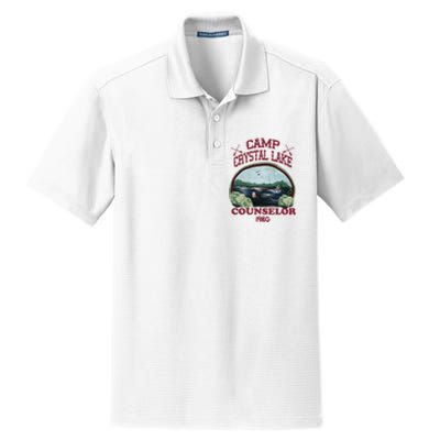 Camp Crystal Lake Gift Dry Zone Grid Polo