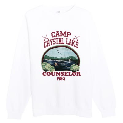 Camp Crystal Lake Gift Premium Crewneck Sweatshirt