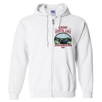 Camp Crystal Lake Gift Full Zip Hoodie