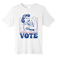 Childless Cat Ladies Vote Retro Election 2024 Usa Tall Fusion ChromaSoft Performance T-Shirt